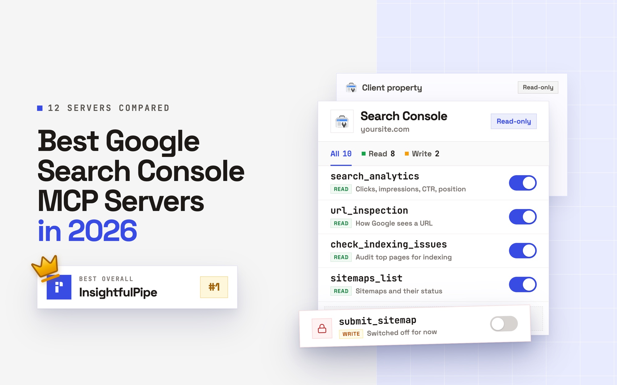 Best Google Search Console MCP Servers in 2026 (12 Compared)
